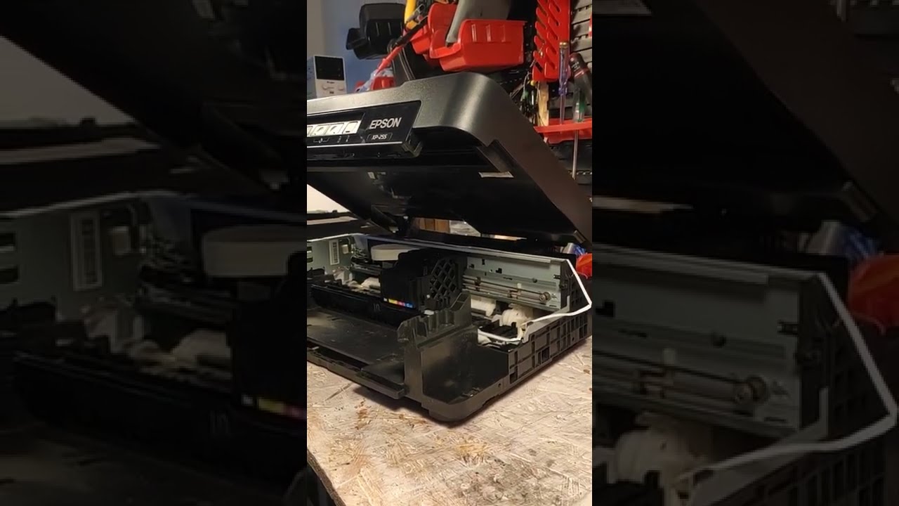 Epson xp-255 démontage pour nettoyage buse d'impression en 5min
