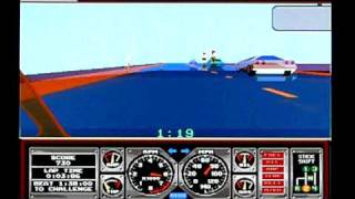 Hard Drivin' on PS2. Gameplay & Commentary