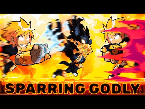 Sparring the Best European Player! ft.Godly