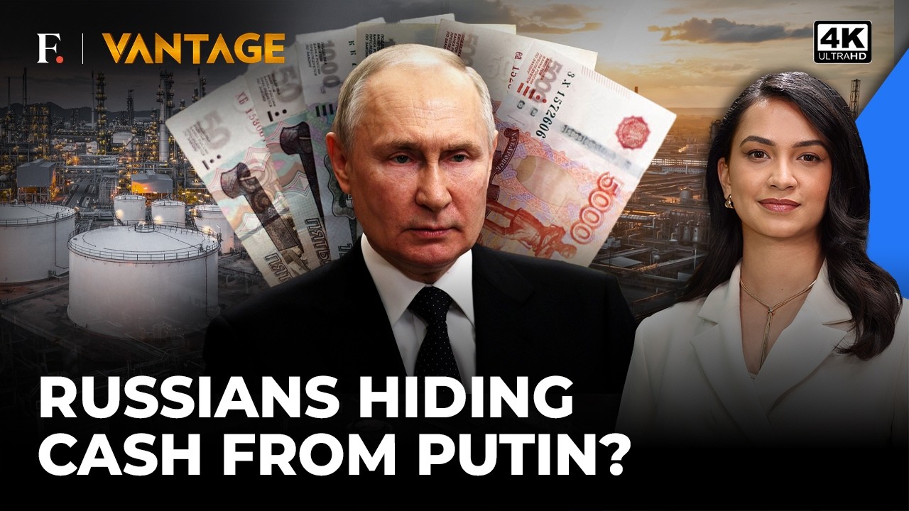 Putin Cash Grab Fears Grow Amid Ukraine War, Russians Withdraw Billions | Vantage on Firstpost | 4K