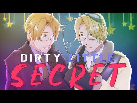 【Hetalia/APH MMD PV】Dirty Little Secret (✪✭HBD CANADA AND AMERICA✭✪)
