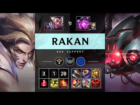 Rakan Support vs Vel'Koz - EUW Challenger Patch 25.05