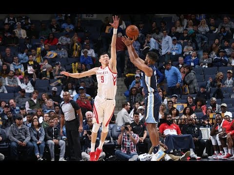 Zhou Qi Highlights 2017-10-28 R.S. Rockets VS Grizzlies