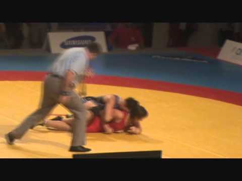 JR WORLD WOMEN: Gray (USA) dec. Makhynia (UKR), 67 kg