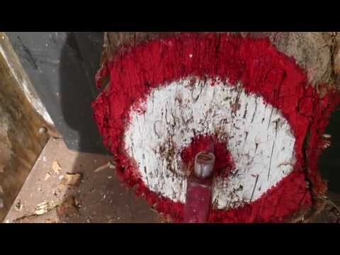 Knife Throwing on my My Throwing Range