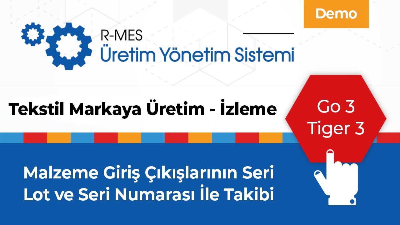 Rst R-Mes Logo Üretim Demo (Tekstil Markaya Üretim - İzleme) Go 3 Tiger 3