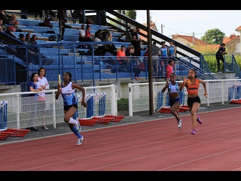 4 X 100m/JUF - Championnats régionaux Cadets Juniors , MONTGERON