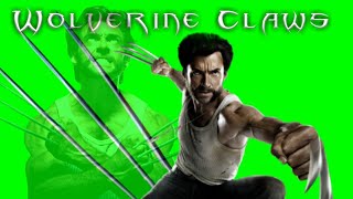 Green Screen Wolverine Claws Effect  green screen 