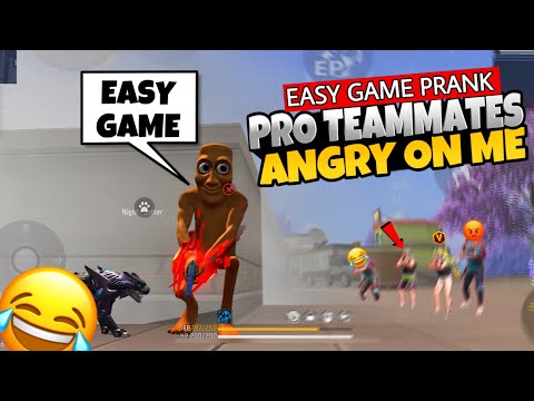 Grandmaster Player Angry On Me😂 Easy Game Prank | FF Funny Prank | Funny Easy Game Prank Free Fire 🤣