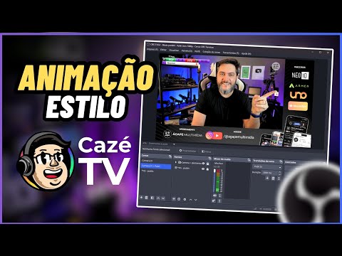 How to Create Cazé TV Style Animation with Sponsors in OBS Studio?! All for free!