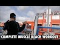 COMPLETE MUSCLE BEACH WORKOUT | IFBB PRO REGAN GRIMES
