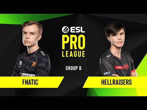 CS:GO - Fnatic vs. HellRaisers [Overpass] Map 1 - Group B - ESL EU Pro League Season 10