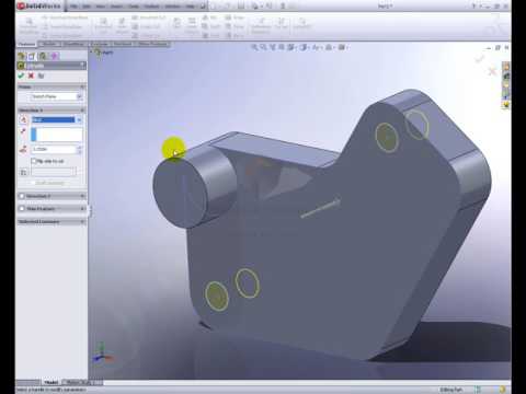 Solidworks 2008 Eğitim - 03 Parça tasarımına giriş
