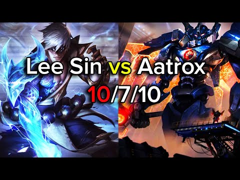 Challenger Lee Sin Top vs Aatrox Full Game POV S14 #1