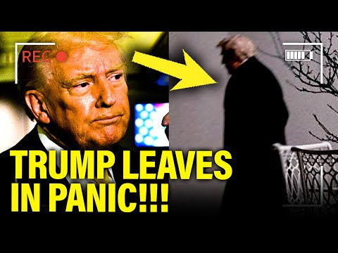 Trump RUSHES OUT of White House and leaves DC as PANIC SETS IN