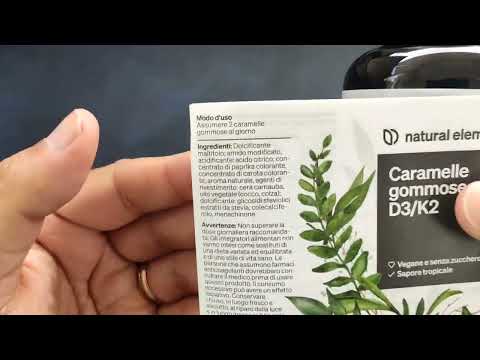 Caramelle gommose di vitamina D3 K2, Gustose, utili per chi non riesce a ingoiare le capsule