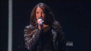 The X Factor 2011 USA  Top 5   Melanie Amaro  - Someone like you