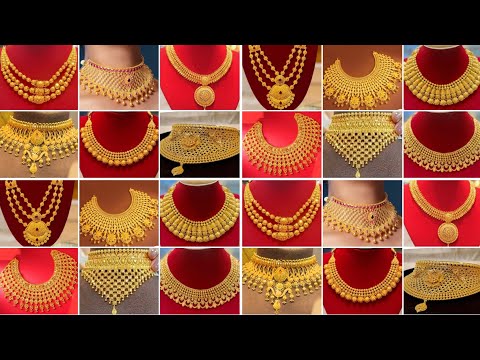 Latest and Beautiful Gold Necklace Designs for Women ||Gold Choker Necklace Designs ||Necklaces