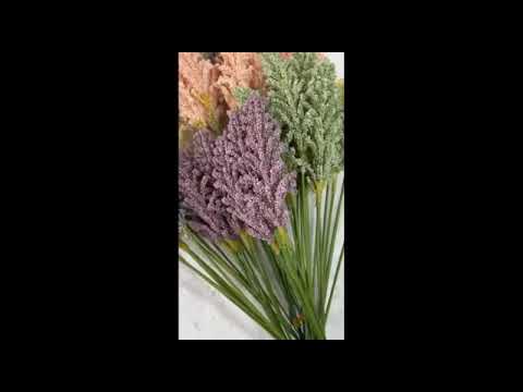 Bunga plastik vanilla berry spike ungu - Tilongkabila.com