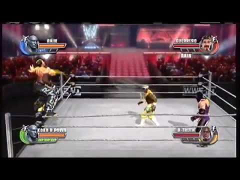 DIVING FROG SPLASH FUTURE SHOCK DDT - WWE ALL STARS