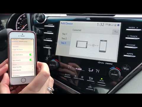 How to pair your Apple iPhone to your 2018 Camry