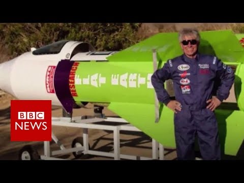Man flies rocket to 'prove' Earth is flat - BBC News