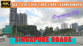 Download lagu Driving in Singapore: SLE - CTE - AYE - MCE - KPE Expressways 4K mp3