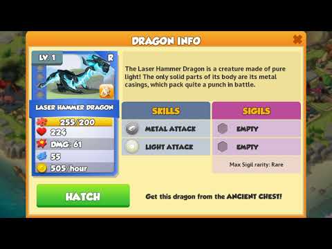 i hatch the Laser Hammer dragon