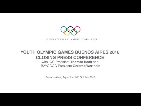 Youth Olympic Games Buenos Aires 2018 Closing Press Conference