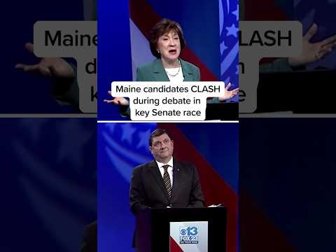 Maine candidates CLASH during debate in  key Senate race