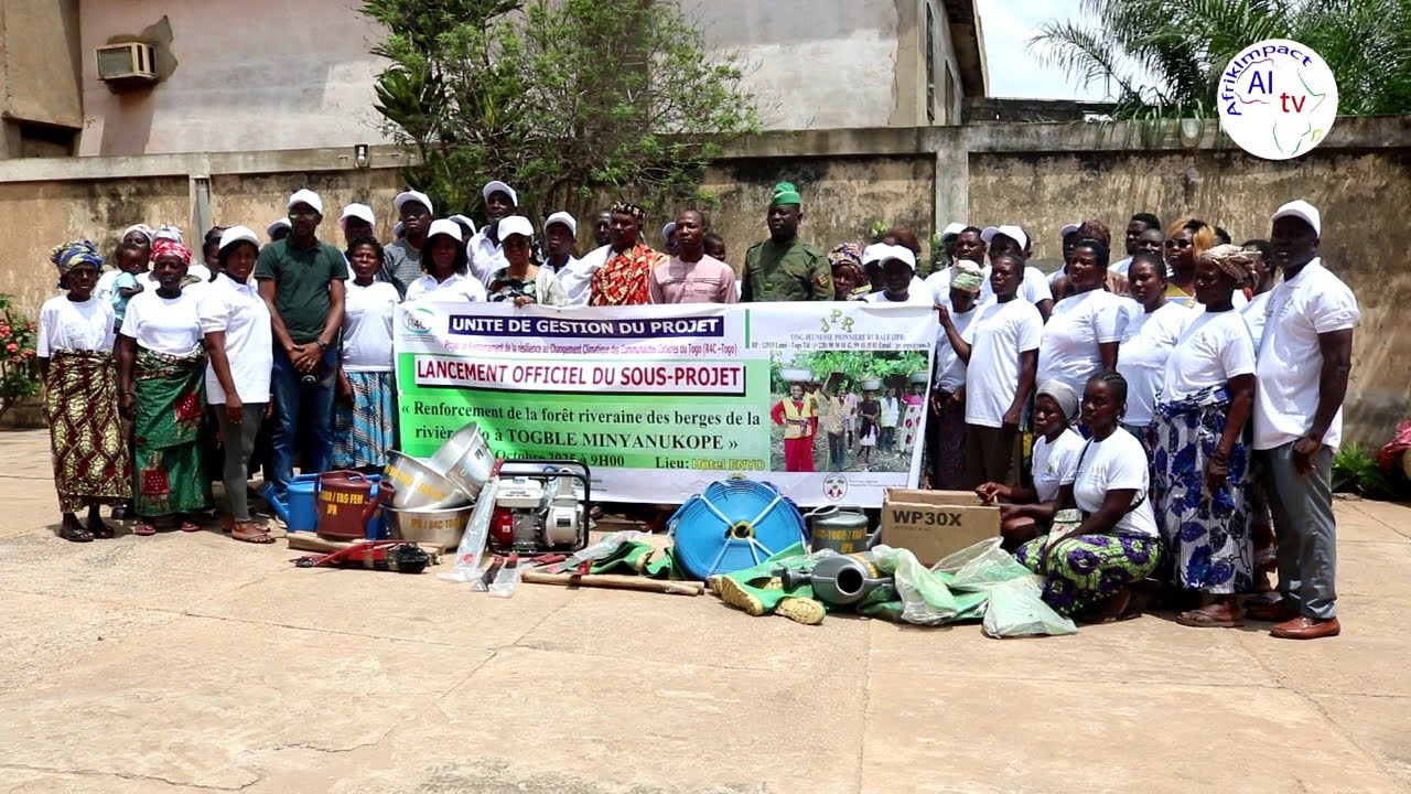 Projet R4C-Togo: L'ONG JPR pour restaurer les berges du ''zio'' à Togblé Minyanukopé
