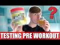 TESTING AN UNRELEASED PRE WORKOUT!