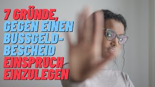 7 Gründe, um gegen einen Bußgeldbescheid Einspruch einzulegen