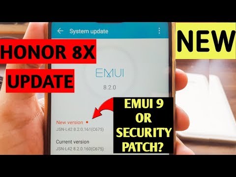 LATEST UPDATE HONOR 8X | FINALLY EMUI 9 or SECURITY PATCH ? | EMUI UPDATE | APP SEEKER
