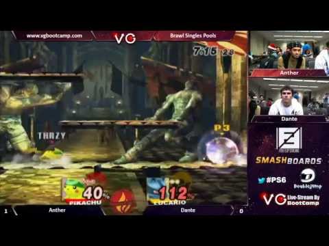 Phoenix Saga 6 - Anther (Pikachu) Vs. Dante (Lucario) - Pools - SSBB