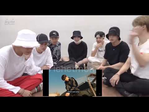 BTS react to Ateez 'fireworks (im the one)' MV (FANMADE)