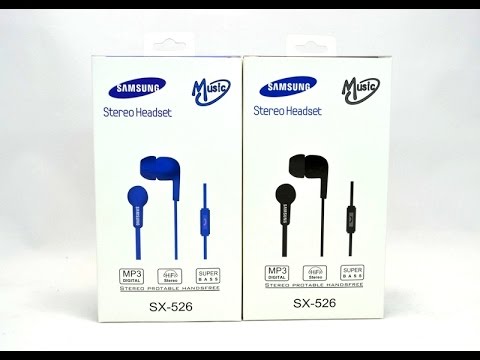 Наушники Samsung SX-526(не оригинал).Нормальные.