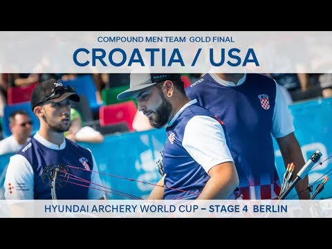 Croatia v USA – compound men's team gold | Berlin 2018 Hyundai Archery World Cup S4