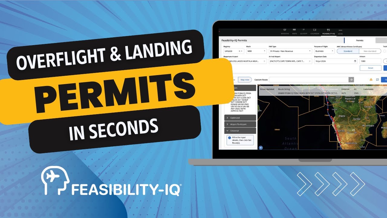 Overflight and Landing Permits in Seconds with Feasibility-IQ