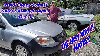 2007 -2010 Chevy Cobalt shift solenoid, TCC, and internal wire harness Replacement. Side Cover Out !