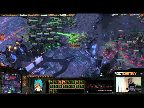 Destiny's Fungal against Slush - Starcraft 2 Ladder