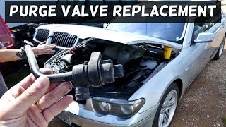 BMW E65 E66 PURGE VALVE REPLACEMENT REMOVAL CODE P0444 FIX