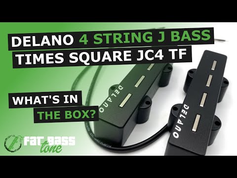 Delano JC4 TF Split Coil Jazz Bass® Pickup Set: What’s In The Box (A Close-Up Look)