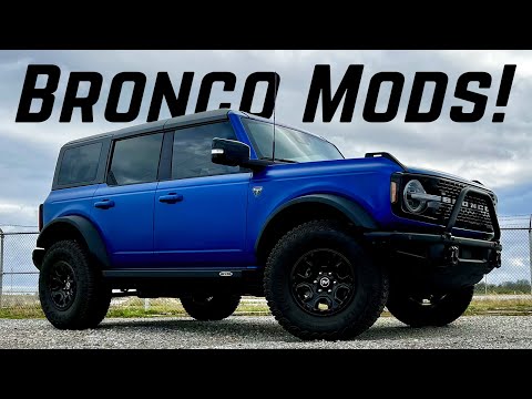 New Bronco Mods & Accessories Installed! Tow Shackles, Hood Struts, & JLT Catch Can