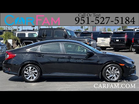 Used 2018 Honda Civic Sedan EX CVT - #4388 CarFam