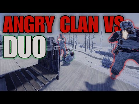 How a Duo Angered a Clan to ONLINE US Two Times - Rust Console