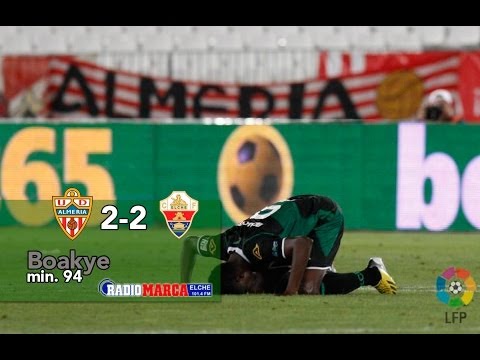 Matchday 3: Paco Gómez celebrates Albacar and Boakye's goals against Almería