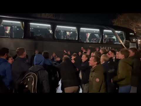 Sfeerbeelden na winst van de amateurs van Spakenburg op de profs van FC Groningen.