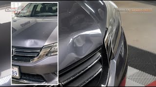 Cold Glue Dent Pulling - PDR Training Course - Paintless Dent Removal Tutorial