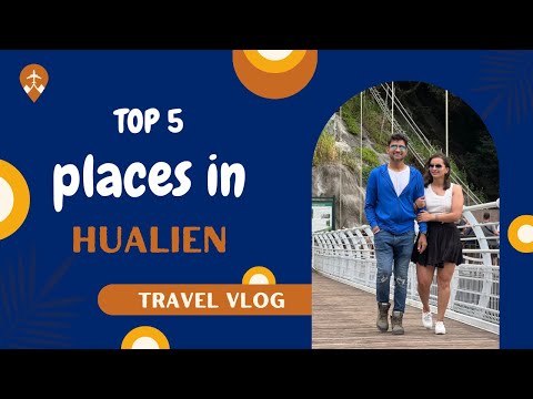 Os 5 melhores lugares para visitar em Hualien | 4K Hualien 5 pessoas | Uma das estradas mais perigosas do mundo Taroko Gorge